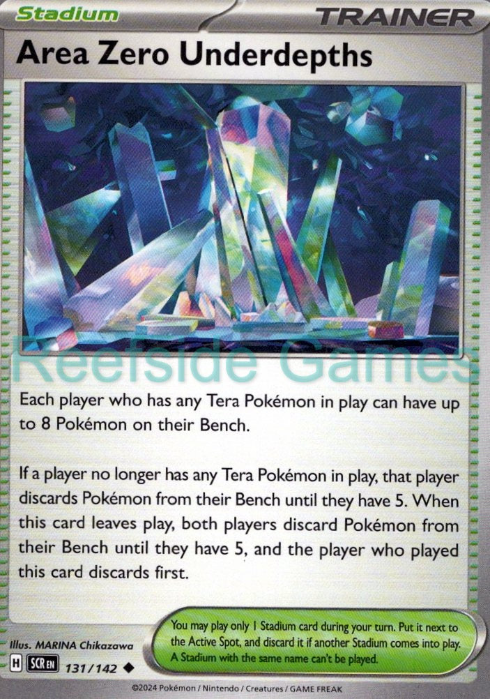 AREA ZERO UNDERDEPTHS 131/142 Uncommon Stellar Crown Pokemon Near Mint