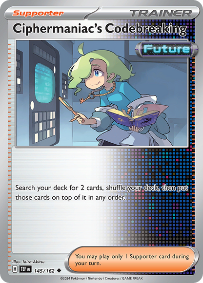 CIPHERMANIAC'S CODEBREAKING 145/162 Uncommon Temporal Forces Pokemon Near Mint