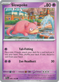 SLOWPOKE 085/193 Common Paldea Evolved Pokemon Near Mint