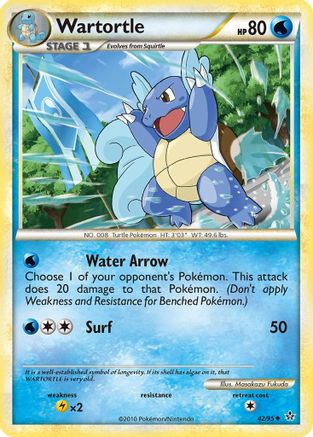 Wartortle 042/95  Unleashed - Uncommon