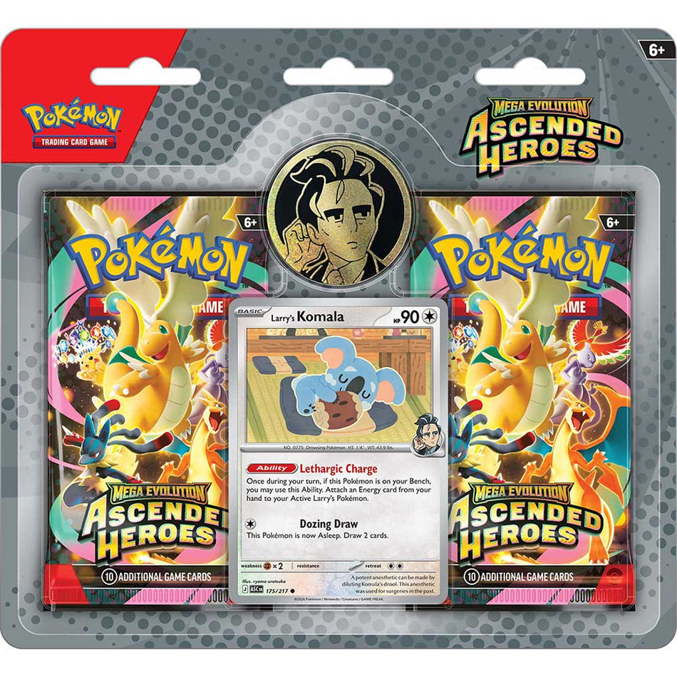 Pokemon TCG Mega Evolutions 2.5 - Ascended Heroes 2pk Blister