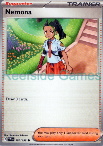 NEMONA 180/198 Common Scarlet & Violet Pokemon Near Mint
