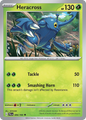 HERACROSS 006/193 Uncommon Paldea Evolved Pokemon Near Mint