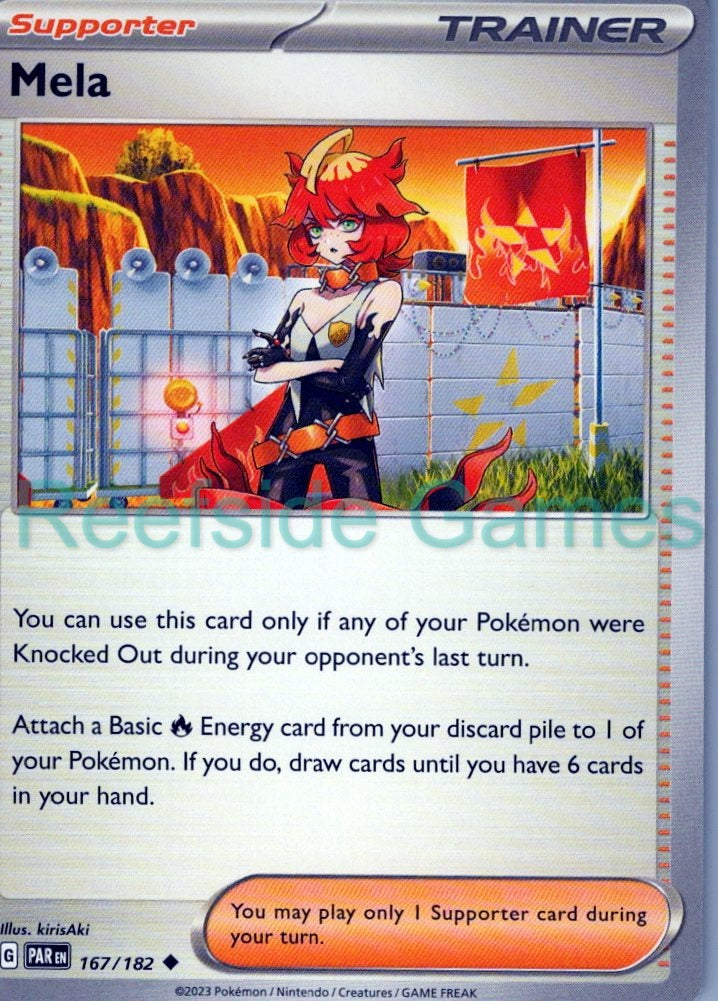 MELA 167/182 Uncommon Paradox Rift Pokemon Near Mint