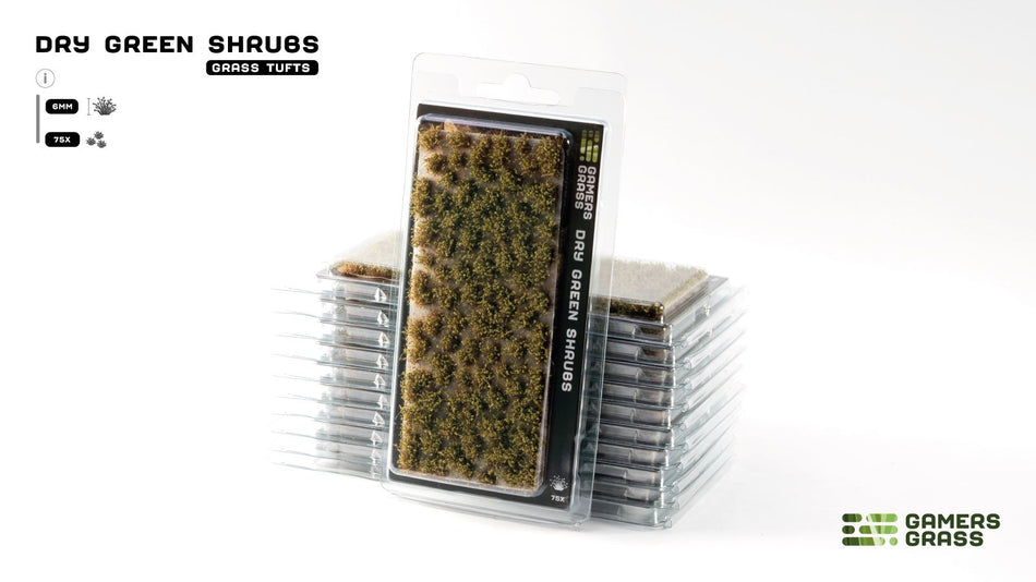 Gamers Grass: Flowers: Dry Green Shrubs