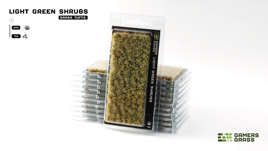 Gamers Grass: Flowers: Light Green Shrubs