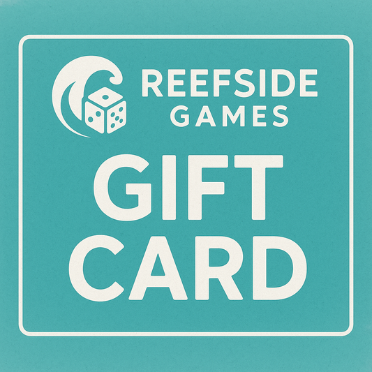 Reefside Games Store gift card template