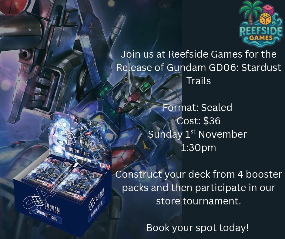 **TICKETED EVENT - GUNDAM CARD GAME GD-06 release event - Sunday 1st November at 1:30pm