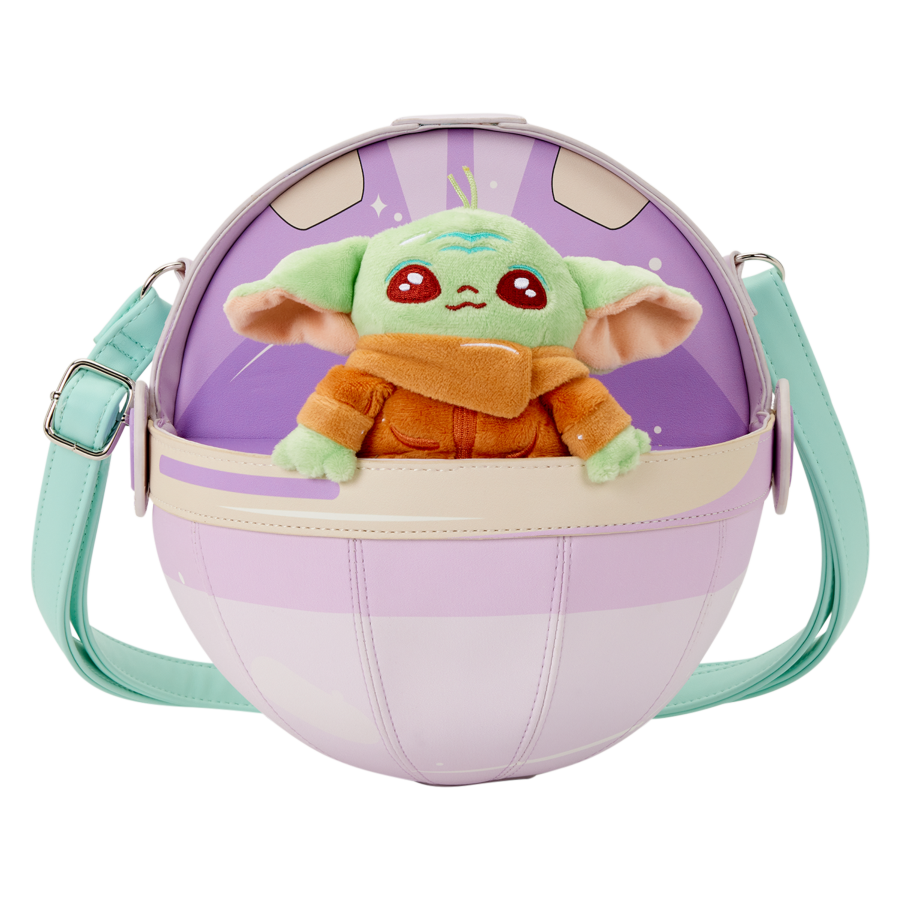 Loungefly: Star Wars: Mandalorian - Grogu Figural Plush Crossbody Bag