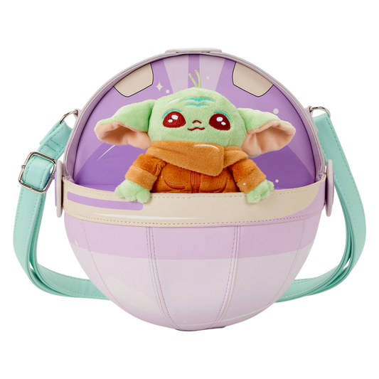 Loungefly: Star Wars: Mandalorian - Grogu Figural Plush Crossbody Bag