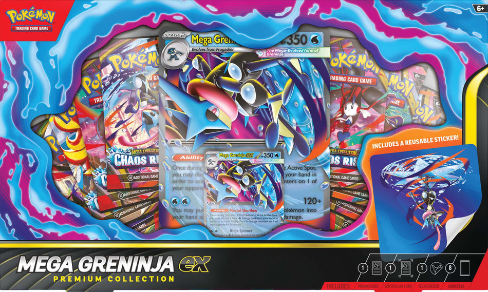 PREORDER - Pokémon TCG Mega Greninja ex Premium Collection