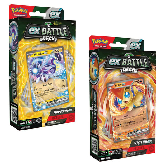 Pokemon TCG: Victini & Miraidon ex Battle Decks (Individual)