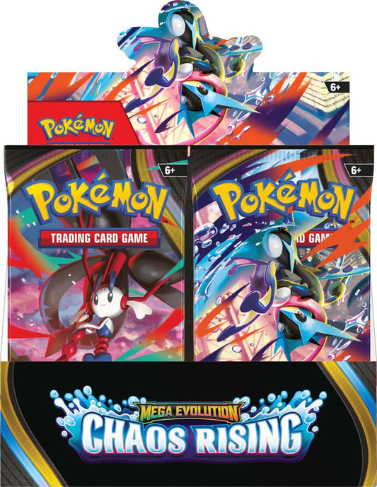PREORDER - Pokemon TCG Mega Evolutions 4 Chaos Rising Booster Box
