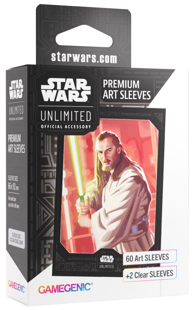 Star Wars Unlimited Premium Art Sleeves - Qui-Gon Jinn