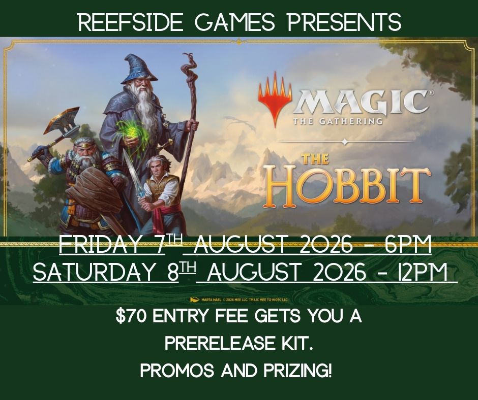 **Ticket Event - Prerelease Magic The Hobbit - Saturday 8th August 2026 - 12pm
