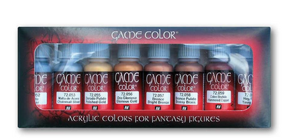 Vallejo - Game Colour - Metallic colours 8 Colour Set