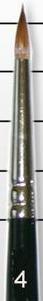 Series 7 Kolinsky Sable: Miniatures Brush #4