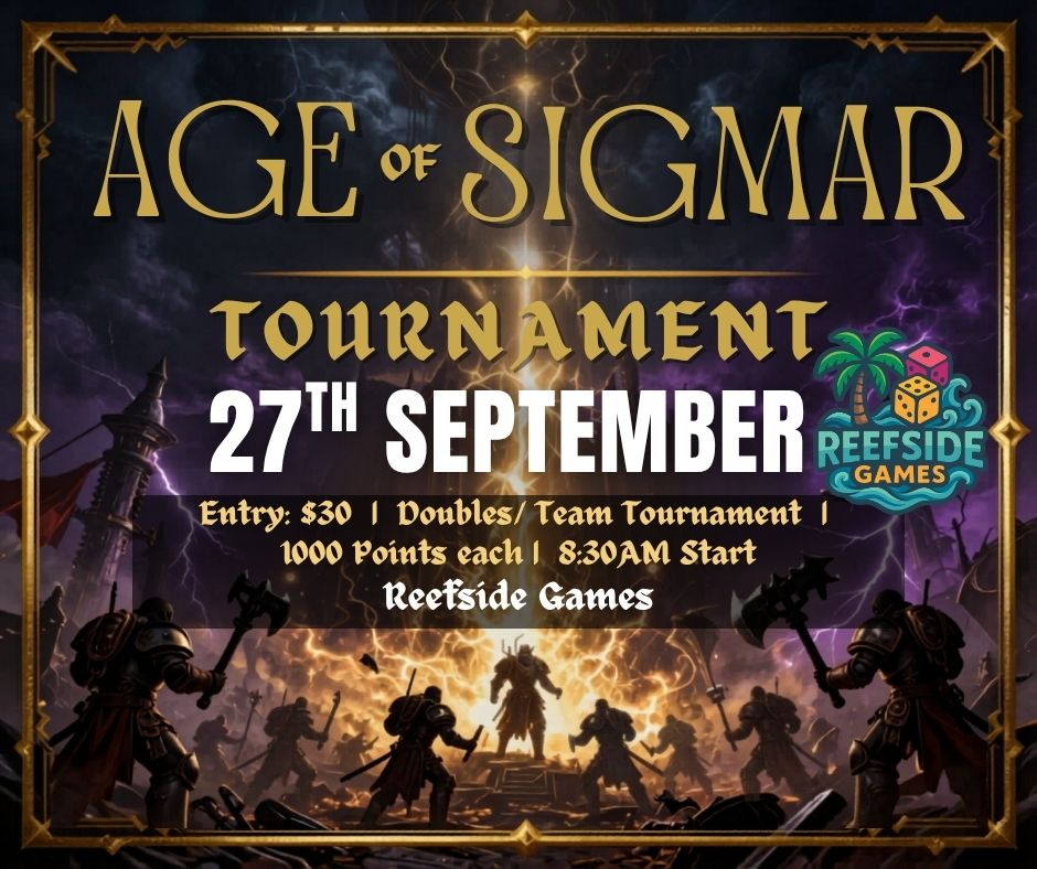 ***Ticketed Event - Age of Sigmar September Doubles Tournament***
