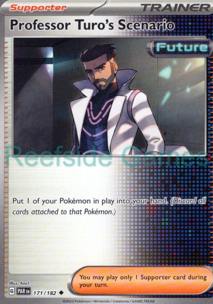 PROFESSOR TURO'S SCENARIO 171/182 Uncommon Paradox Rift Pokemon Near Mint