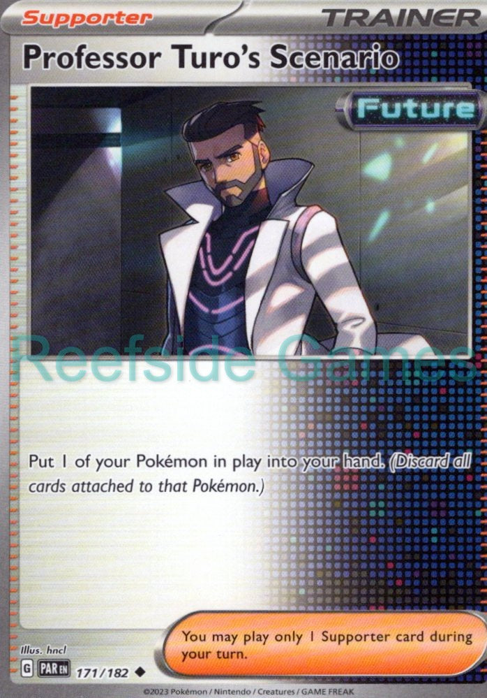 PROFESSOR TURO'S SCENARIO 171/182 Uncommon Paradox Rift Pokemon Near Mint