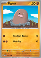 DIGLETT 050/165 Common 151 Pokemon Near Mint