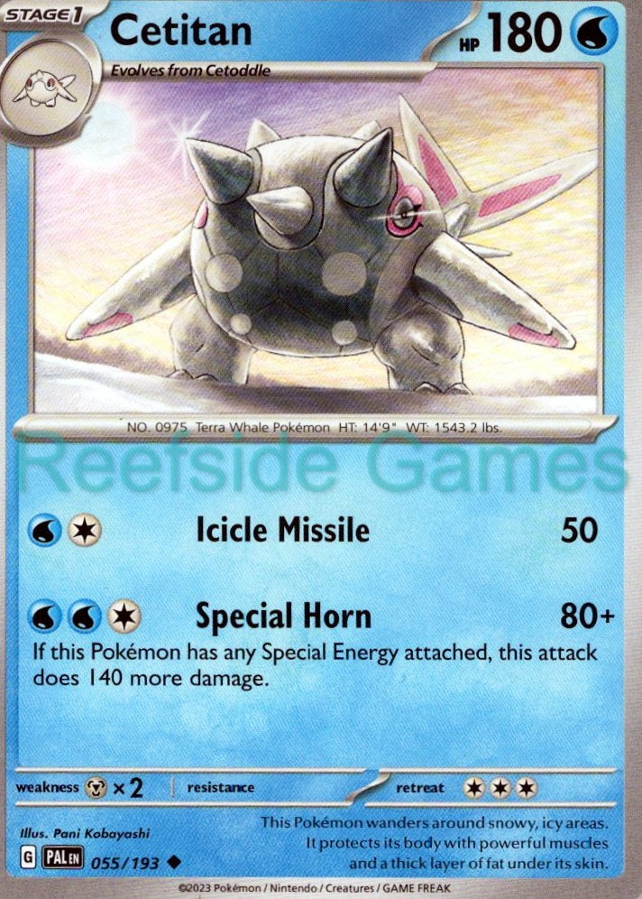 CETITAN 055/193 Uncommon Paldea Evolved Pokemon Near Mint