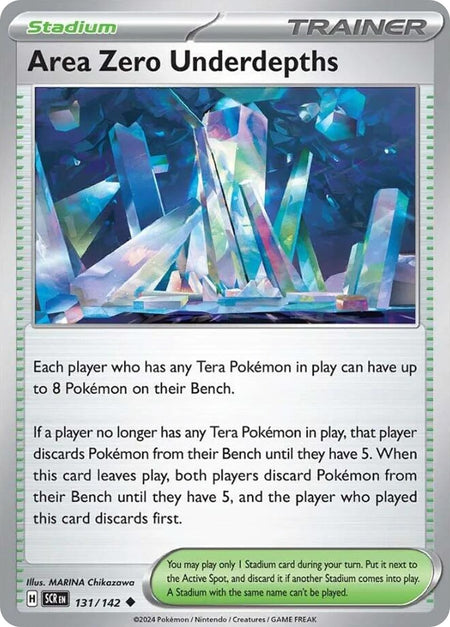 AREA ZERO UNDERDEPTHS 131/142 Uncommon Stellar Crown Pokemon Near Mint