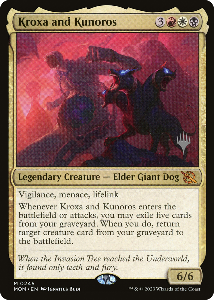 Kroxa and Kunoros (PPMOM-245) - March of the Machine Promos Foil