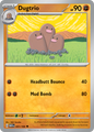 DUGTRIO 051/165 Uncommon 151 Pokemon Near Mint