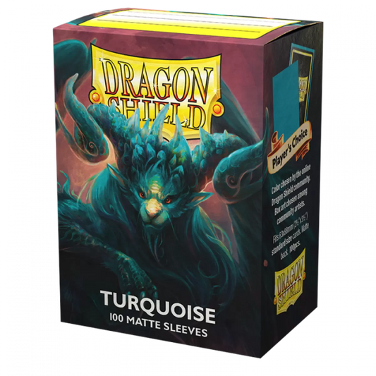 Dragon Shield: Sleeves – Matte– Turquoise