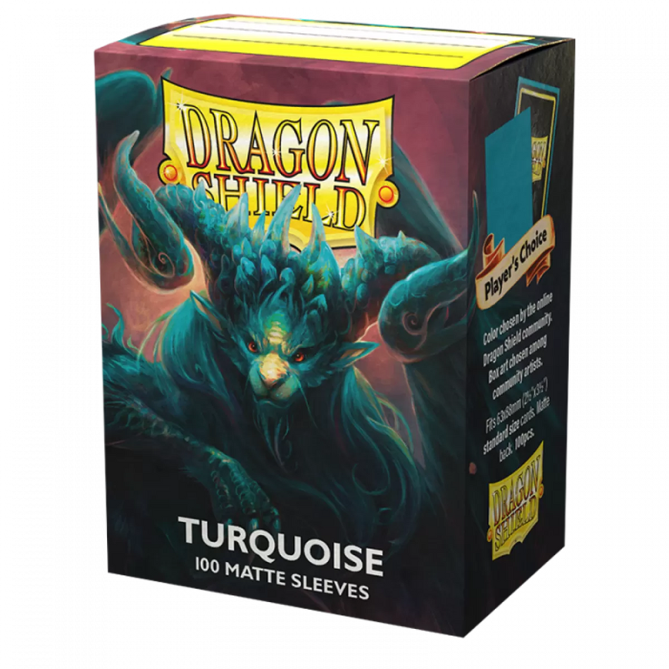 Dragon Shield: Sleeves – Matte– Turquoise