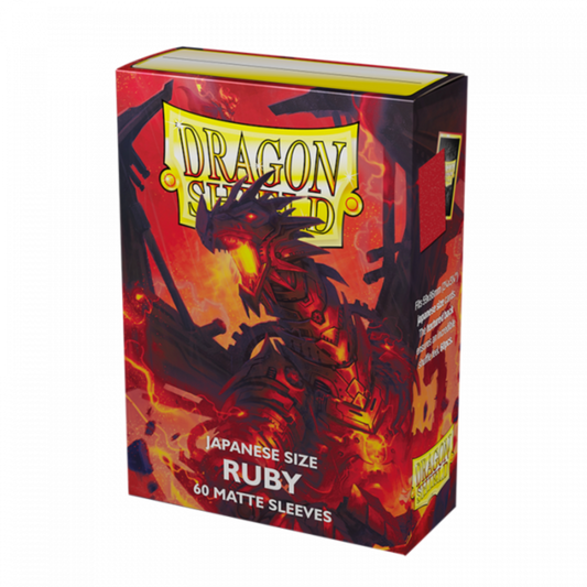 Dragon Shield: Japanese Size Sleeves – Matte – Ruby