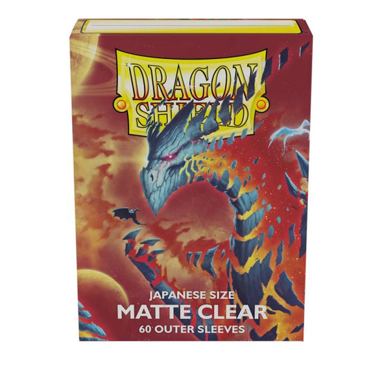 Dragon Shield: Japanese Size Sleeves – Matte – Clear