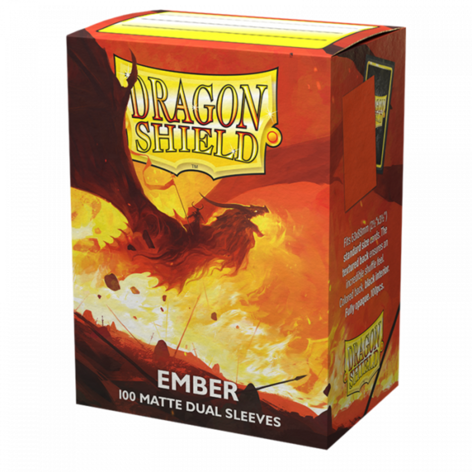 Dragon Shield: Sleeves – Matte Dual – Ember (Alaric, Revolution Kindler)