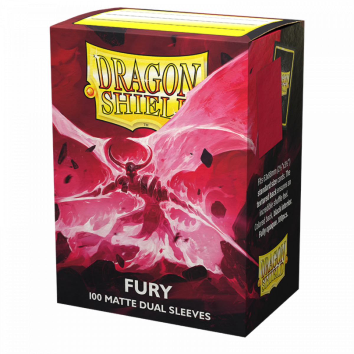 Dragon Shield: Sleeves – Matte Dual – Fury (Alaric, Crimson King)