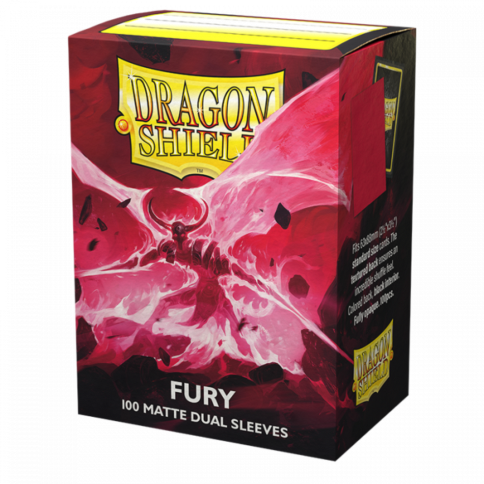 Dragon Shield: Sleeves – Matte Dual – Fury (Alaric, Crimson King)