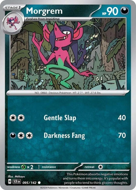 MORGREM 95/142 Common Stellar Crown Pokemon Near Mint