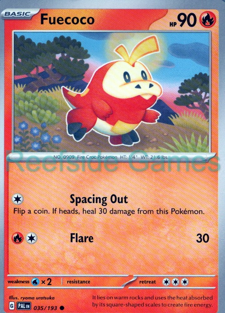 FUECOCO 035/193 Common Paldea Evolved Pokemon Near Mint