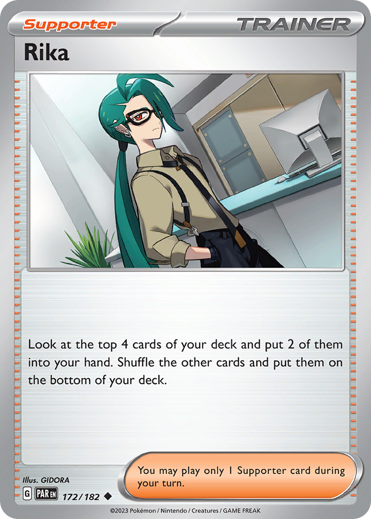 RIKA 172/182 Uncommon Paradox Rift Pokemon Near Mint