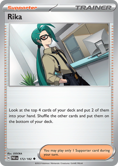 RIKA 172/182 Uncommon Paradox Rift Pokemon Near Mint