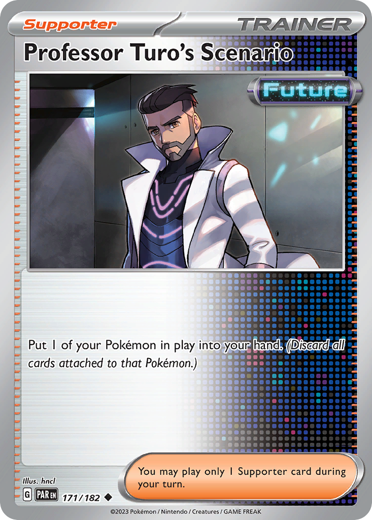 PROFESSOR TURO'S SCENARIO 171/182 Uncommon Paradox Rift Pokemon Near Mint