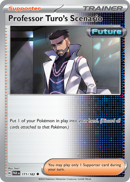 PROFESSOR TURO'S SCENARIO 171/182 Uncommon Paradox Rift Pokemon Near Mint