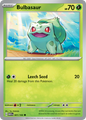 BULBASAUR 001/165 Common 151 Pokemon Near Mint