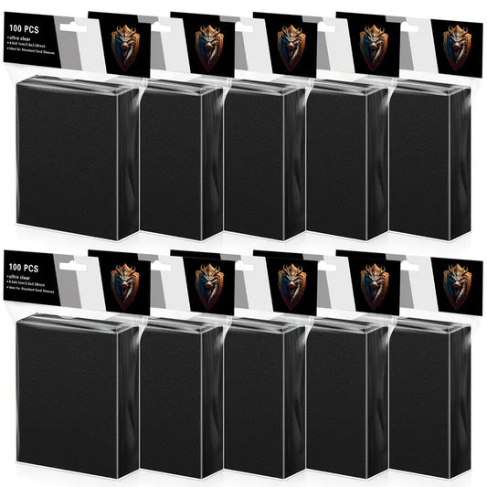 Black Back Card Sleeves - 100 pack