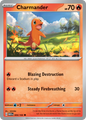 CHARMANDER 004/165 Common 151 Pokemon Near Mint