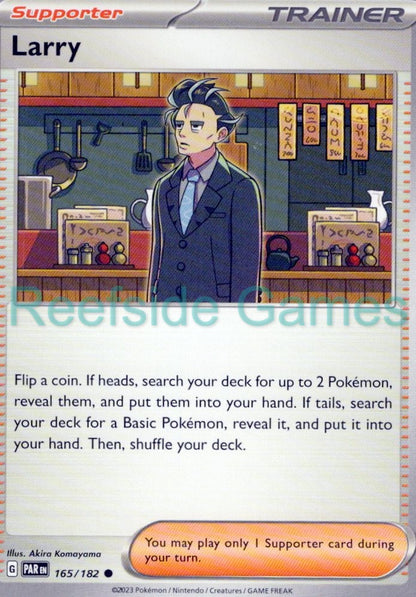 LARRY 165/182 Common Paradox Rift Pokemon Near Mint
