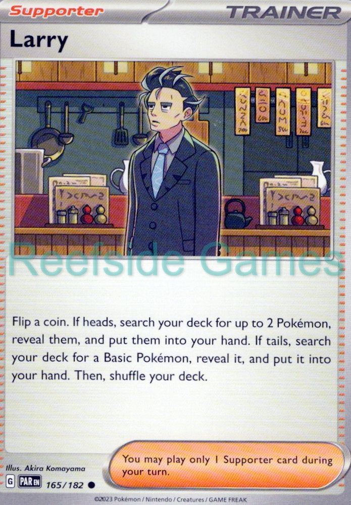 LARRY 165/182 Common Paradox Rift Pokemon Near Mint