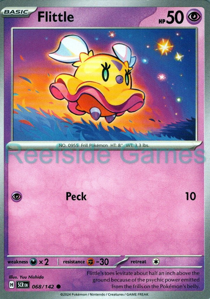 FLITTLE 68/142 Common Stellar Crown Pokemon Near Mint