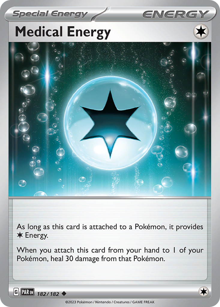 MEDICAL ENERGY 182/182 Uncommon Paradox Rift Pokemon Reverse Holo Near Mint