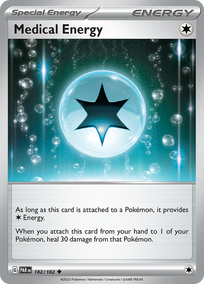 MEDICAL ENERGY 182/182 Uncommon Paradox Rift Pokemon Reverse Holo Near Mint